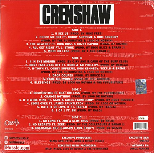 NIPSEY HUSSLE “CRENSHAW”–MIXTAPE REVIEW - Recording Connection